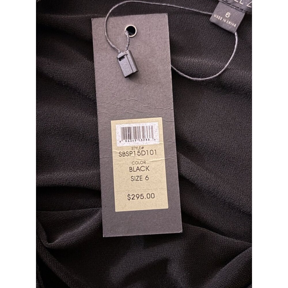 Rachel Zoe Women's Dolman One Sleeve Pullover Black Dress Sz 6 NWT - Picture 4 of 9